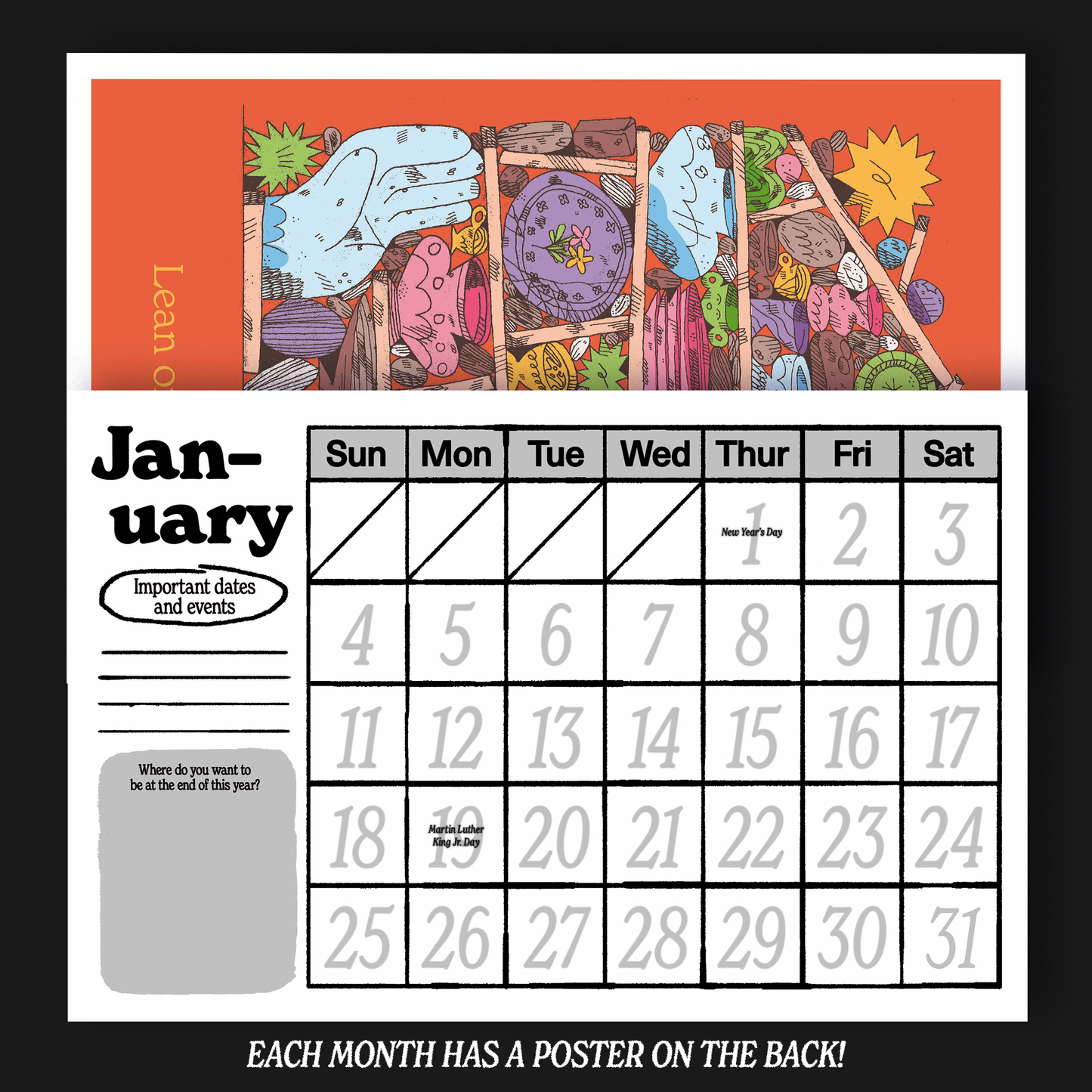 2026 Calendar/Poster Set