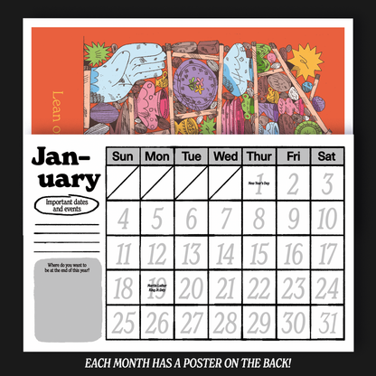 2026 Calendar/Poster Set